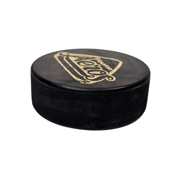 Vintage Houston Aeros Hockey Puck 1970s WHA World Hockey Association - Picture 9 of 9